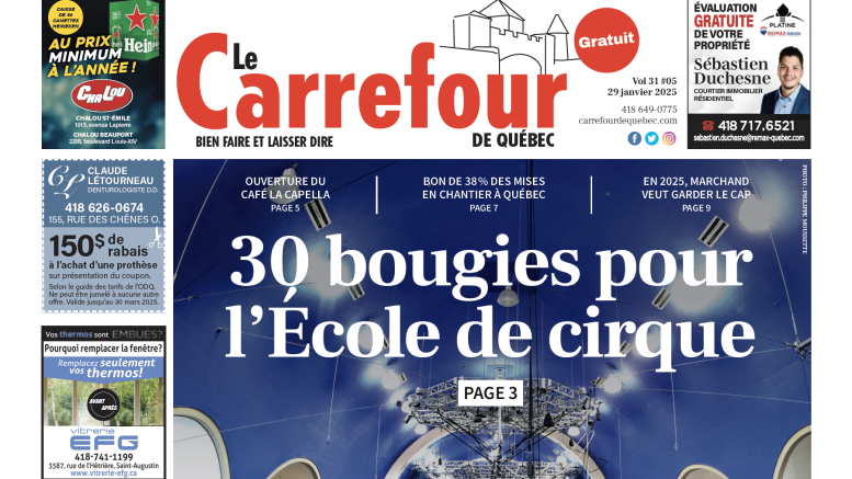 Le Carrefour de Québec – Journal du 29 janvier 2025